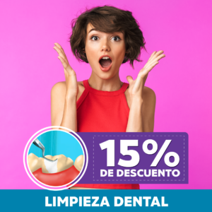 Limpieza dental: 15% de descuento