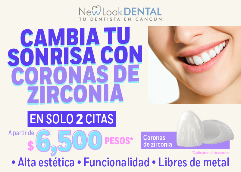 Coronas de zirconia desde $6,500 pesos